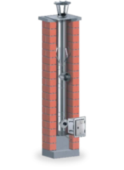 Zděné komíny s nerezovou vložkou